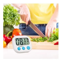 Temporizador Timer Digital De Cocina Con Iman Y Sujetador - Es Necesario