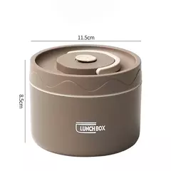 Lonchera Vianda Térmica Compacta Acero Inoxidable - Es Necesario