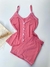 Pijama Americano Algodão Rose