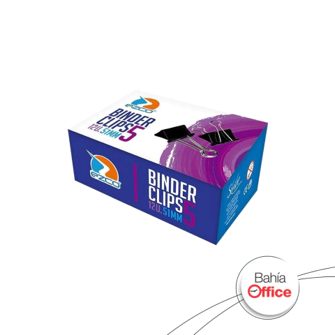 BINDER EZCO 5 NEGRO CAJA X 12U (51MM).