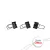 BINDER CLIP BRW TEXTURE 25MM X 6, clips de binder con diseños variados.