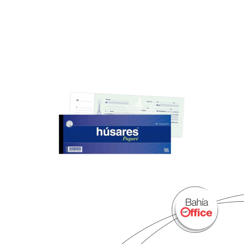 TALONARIO HUSARES 1900 PAGARE ORIGINAL 108X305X40 HOJAS.