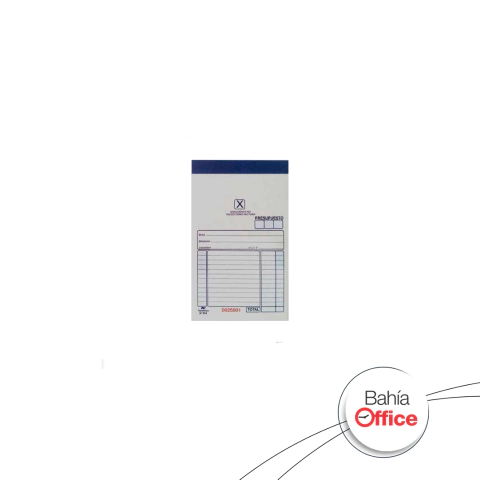 TALONARIO TALOFFICE 210 COMPROBANTE INTERNO.