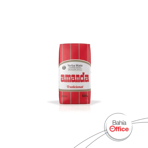 YERBA MATE AMANDA TRADICIONAL X 500GR PACK X 10