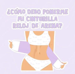 FAJA CINTURILLA RELOJ DE ARENA CLASICA MODA KING - MYF LENCERIA