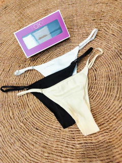 PACK X3 TANGAS ALGODON