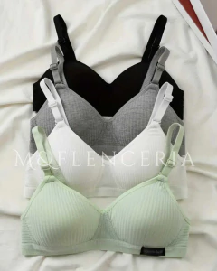 CORPIÑO SIN ARCO DE ALGODON MORLEY