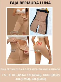 FAJA BERMUDA LUNA CON CORSET INOCORPORADO - comprar online