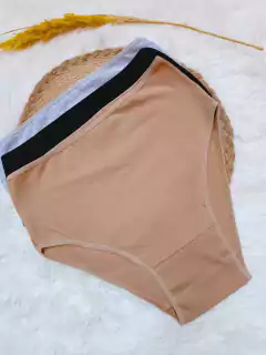 BOMBACHA DE ALGODÓN POST-PARTO PACK X3