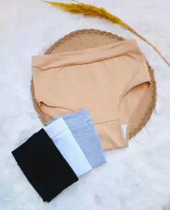 BOMBACHA POST-PARTO DE ALGODÓN DOBLE PACK X 3