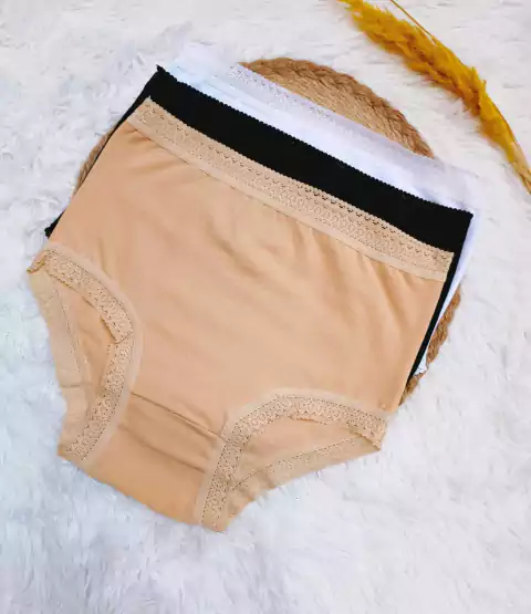 BOMBACHA POST-PARTO DE ALGODON PACK X 3