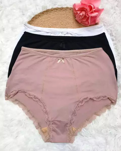 TRUSA POST-PARTO DE LYCRA Y ENCAJE