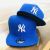 Bone NY Yankees Aba Reta Fechado. Azul Royal/Branco - comprar online