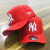 Bone NY Yankees Aba curva Vermelho/Branco