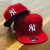 Bone NY Yankees Aba Reta Vermelho na internet