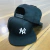 Imagem do Bone NY Yankees Aba Reta Preto / Branco