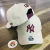 Bone NY Yankees Aba curva Bege/Vinho na internet