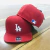 Boné LA Dodgers Aba Reta Fechado Vermelho / Branco - loja online