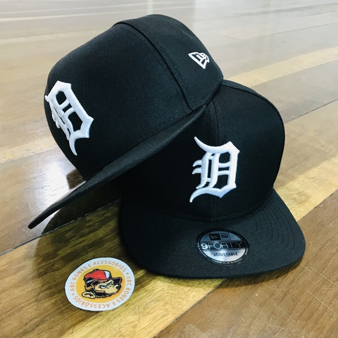 Boné Detroit Tigres Aba Reta . Preto/Branco - comprar online