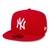 Bone NY Yankees Aba Reta Fechado Vermelho / Branco na internet