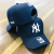 Bone NY Yankees Aba curva Azul Marinho /Branco Forrado - ABC BONÉS