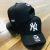 Bone NY Yankees Aba curva Preto /Branco Forrado - ABC BONÉS
