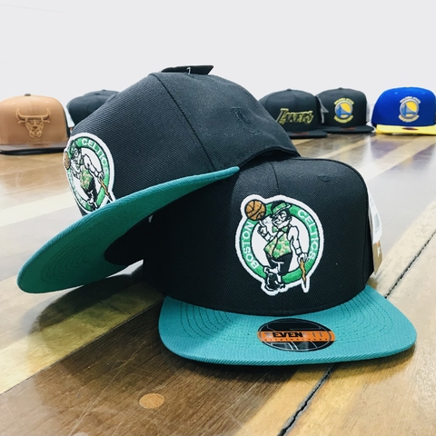 Boné Boston Celtics SevenFit Aba Reta Preto/Verde
