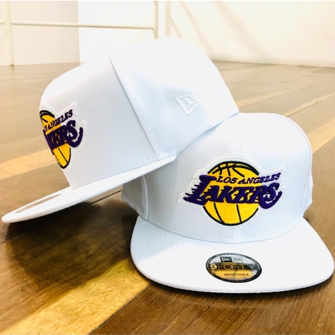 Boné Los Angeles Lakers Aba Reta Branco