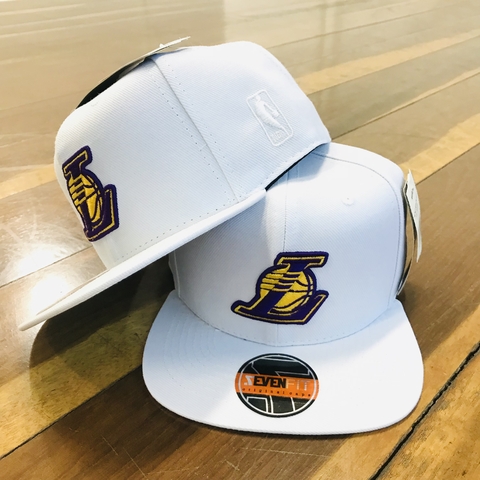 Boné Los Angeles Lakers SevenFit Aba Reta Branco