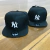 Bone NY Yankees Aba Reta Preto / Branco - loja online