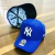 Bone NY Yankees Aba curva Azul Royal Forrado
