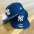 Bone NY Yankees Aba Reta Azul Marinho Aba Cinza - comprar online