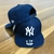 Bone NY Yankees Aba Reta Azul Marinho Aba Cinza - ABC BONÉS