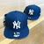 Imagem do Bone NY Yankees Aba Reta Azul Marinho Aba Cinza