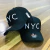 Bone New York City Aba curva Preto/Branco na internet