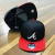 Boné Atlanta MLB. Preto/Vermelho - ABC BONÉS