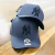 Bone NY Yankees Aba curva Cinza / Preto. Forrado - ABC BONÉS