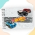 CADERNO MEIA PAUTA PERSONALIZADO HOT WHEELS