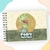 CADERNO MEIA PAUTA PERSONALIZADO DINOSSAURO