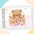 CADERNO MEIA PAUTA PERSONALIZADO URSINHA