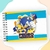 CADERNO DE DESENHO PERSONALIZADO SONIC
