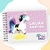 CADERNO MEIA PAUTA PERSONALIZADO PKXD MENINA