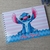 CADERNO MEIA PAUTA PERSONALIZADO STITCH