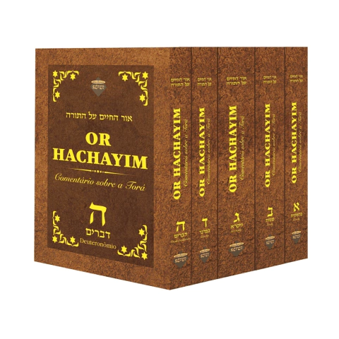 Coleção Or Hachayim (5 volumes) - Comentário sobre a Torá - comprar online