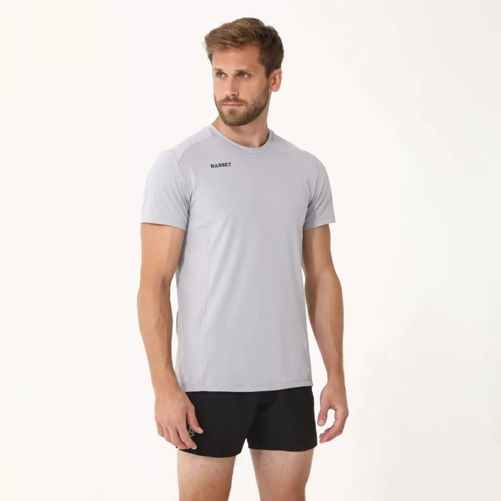 Remera Tech Division - Hombre - Gris Claro