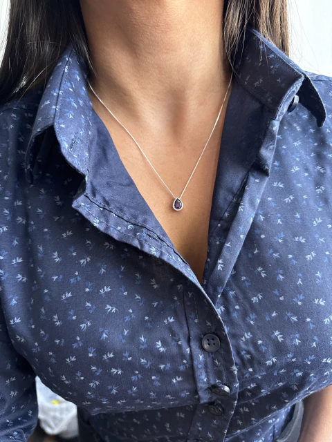 Ponto de luz gota roxa - comprar online