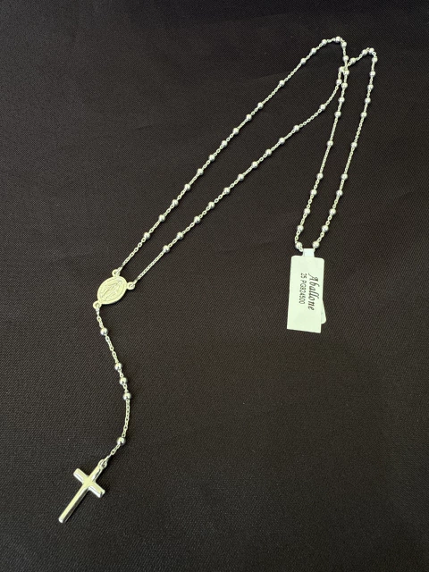 Terço longo 60cm unissex