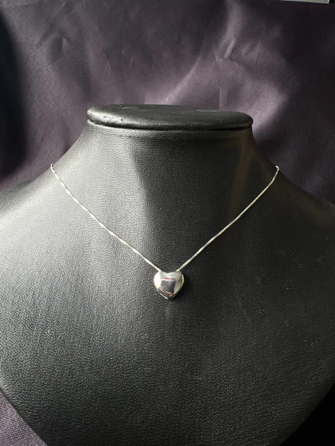 Colar Coração Liso - comprar online