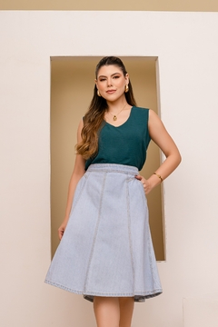 Saia Luciana clara - comprar online