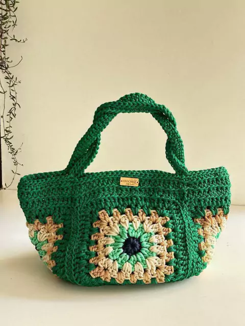 Bolsa Verano Colore Verde Bandeira